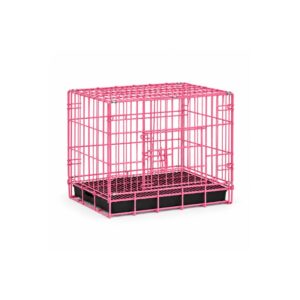 Angle-Steel Pet Crate with Dual Trays