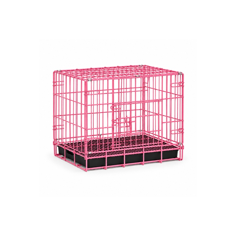 Angle-Steel Pet Crate with Dual Trays