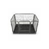 Four-Panel Pet Playpen with Tray