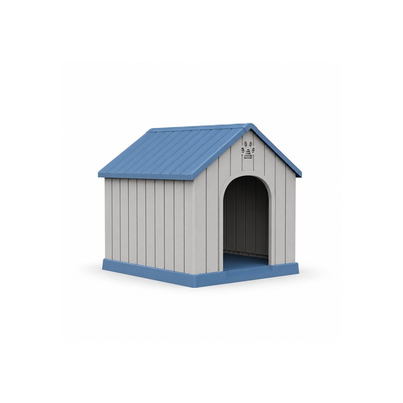 Compact Dog House with Pitched Roof