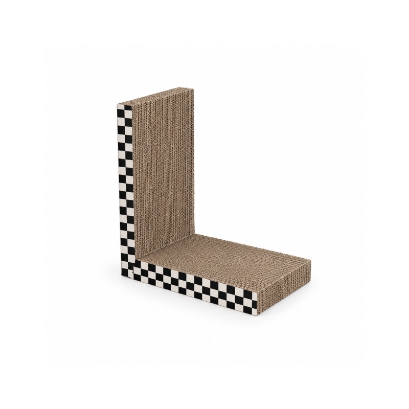 L-Shaped Cat Scratching Board