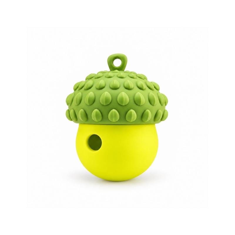 Acorn-Shaped Treat Dispensing Toy