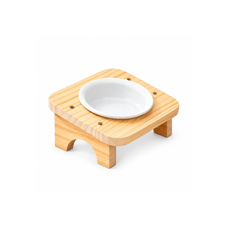 Raised Single-Bowl Pet Feeder