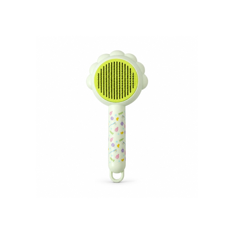 Flower-Shaped Pet Grooming Brush