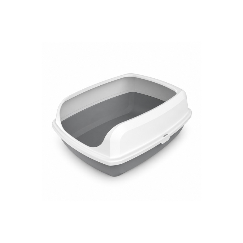 Oval High-Sided Cat Litter Box