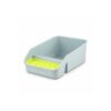 Rectangular Open Cat Litter Box with Entry Step