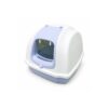 Enclosed Cat Litter Box with Entry Step